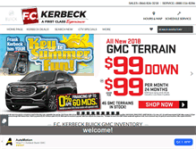 Tablet Screenshot of fckerbeckbuickgmc.com